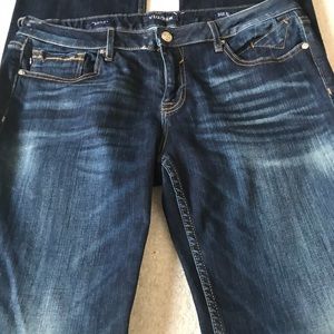 Vigoss Chelsea Bootcut Dark Wash Jeans 30x33 EUC